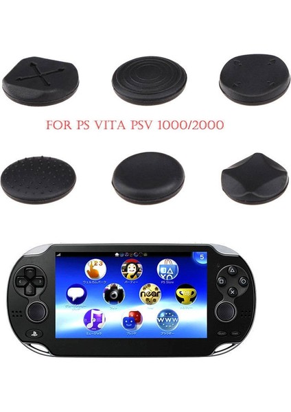 Adet Analog Denetleyici Başparmak Çubuğu Thumbstick Kapatma Başlığı Ps Vita 1000/2000 Dg Için (Yurt Dışından)