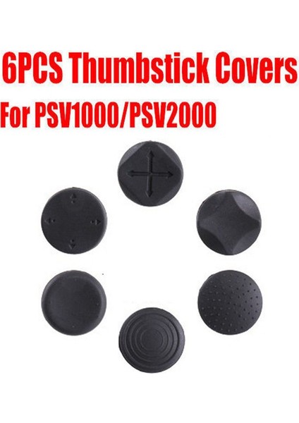 Adet Analog Denetleyici Başparmak Çubuğu Thumbstick Kapatma Başlığı Ps Vita 1000/2000 Dg Için (Yurt Dışından)