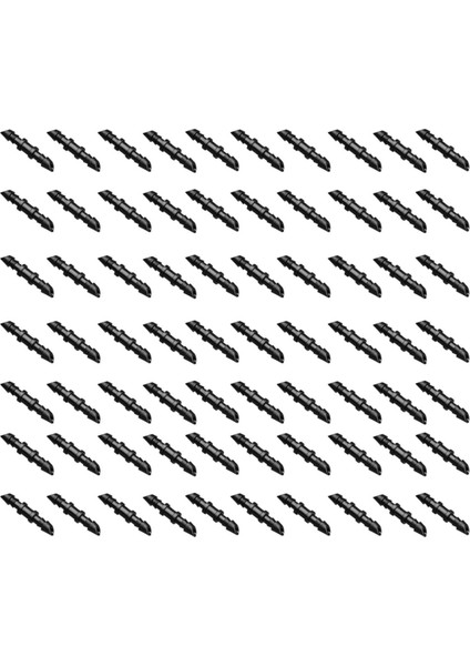 Jaerbee 70 Paket Damla Sulama Evrensel 1/4 Inç Dikenli Kaplin Bağlantı Parçası, 1/4 Inç Damlama Borusu Için Dikenli Konnektörler (Yurt Dışından)