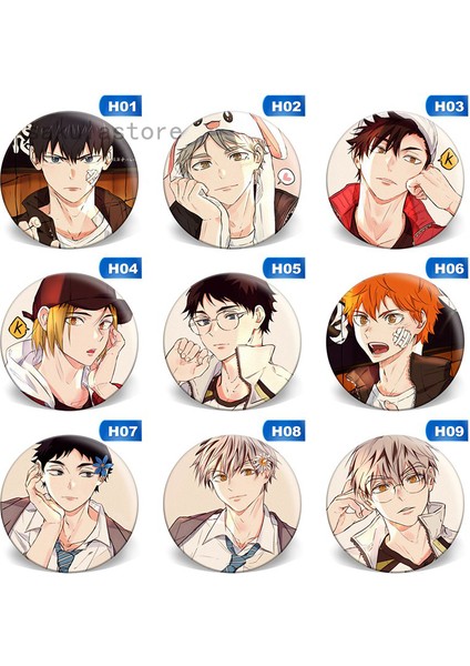Anime Pimleri Moda ve Sıcak Satış Japonya Anime Haikyuu!! Arkadaşınıza Broş Hediyesi (Yurt Dışından) fiyatları