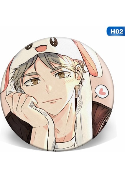 Anime Pimleri Moda ve Sıcak Satış Japonya Anime Haikyuu!! Arkadaşınıza Broş Hediyesi (Yurt Dışından) fırsatları