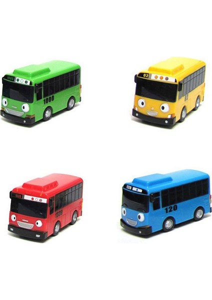 Adet/paket Karikatür Mini Tayo Otobüs Taksi Geri Çocuk Eğitici Oyuncaklar (Yurt Dışından) modelleri