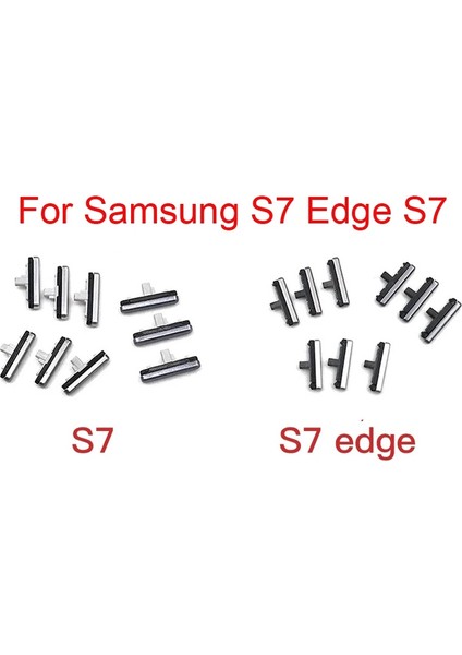 Samsung S7 S7 Edge Için Dış Yan Anahtar Güç Ses Düğmesi (Yurt Dışından)