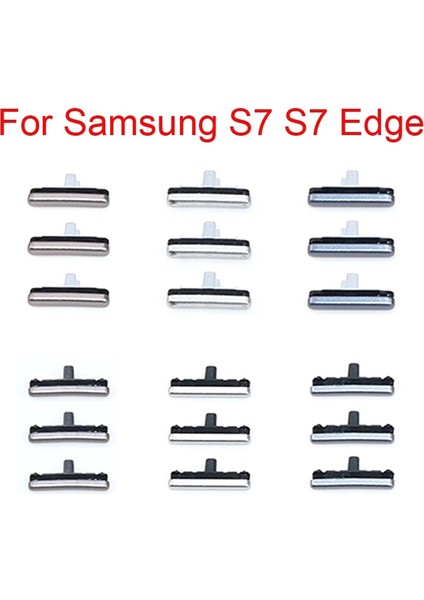 Samsung S7 S7 Edge Için Dış Yan Anahtar Güç Ses Düğmesi (Yurt Dışından)