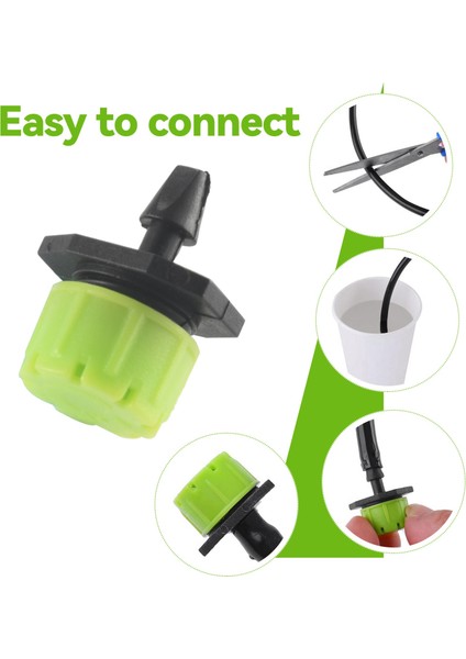 100 Adet 1/4 Inç Ayarlanabilir Damla Sulama Sistemi Sulama Yağmurlama Sistemleri (Yurt Dışından) fırsatları