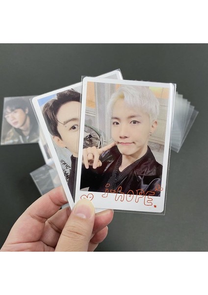 50 Adet Mpc Kart Kollu Şeffaf Kart Koruyucu Asitsiz Iç Kılıf 7X10CM Mini Fotocard Için (Yurt Dışından) indirimleri