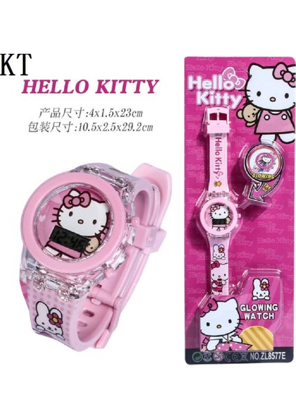Yenı Çocuk Karikatür Işıklı Oyuncak Izle Çocuk Hello Kitty Saatler, Dondurulmuş, Avengers, Örümcek Adam (Yurt Dışından)