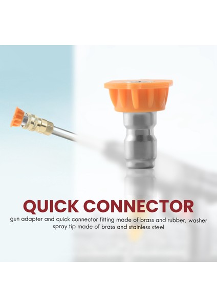 1/4 Inç Pirinç Dişi Hızlı Bağlantılı Basınçlı Yıkama Adaptörü (Yurt Dışından) indirimleri