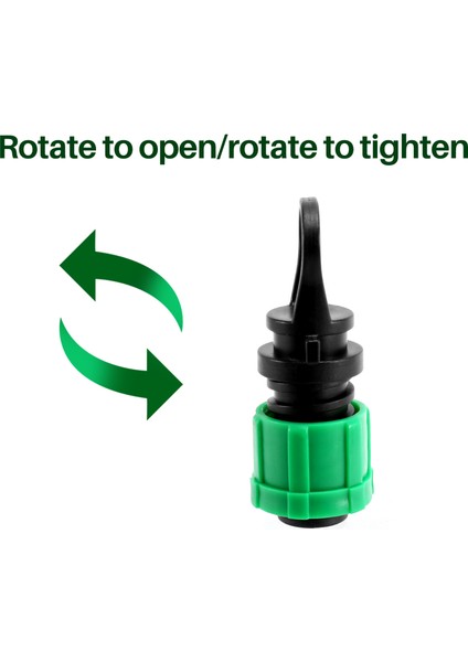 Damla Sulama Borusu Uç Kapağı Tapası 16MM Bant Borusu Için 1/2 Inç (Yurt Dışından) modelleri
