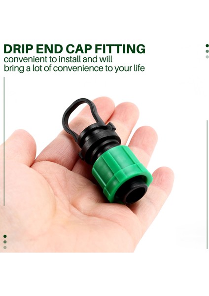 Damla Sulama Borusu Uç Kapağı Tapası 16MM Bant Borusu Için 1/2 Inç (Yurt Dışından) fırsatları