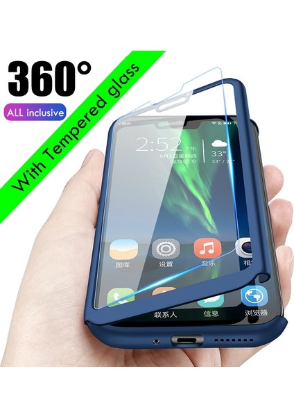 360 Tam Koruma Muhafazası Huawei P30 P20 Pro Lite Nova 4e Nova 3e P8 Lite Telefon Kılıfı Pc Mat Arka Kapak (Yurt Dışından) modelleri