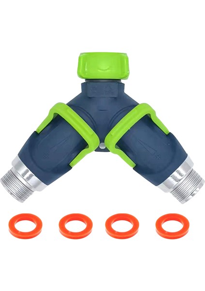 Bahçe Hortumu Ayırıcı Su Hortumu Ayırıcı 2 Yollu Hortum Y Ayırıcı Konektörü Musluk Açık Su Tıkaç Hortumu Ayırıcı (Yurt Dışından)