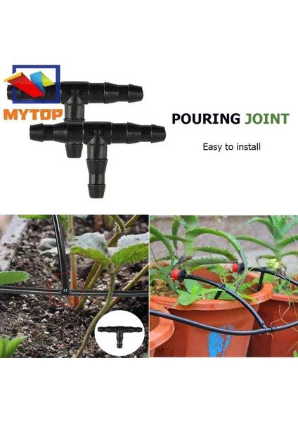 200 Adet Bahçe Damla Sulama Konnektörleri Sulama Bağlantı Parçaları Kiti Için 4/7 Hortum (Yurt Dışından) fırsatları