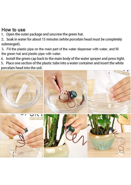 Tembel Sulama Cihazı-10 x Sulama Çivisi-… (Yurt Dışından) indirimleri