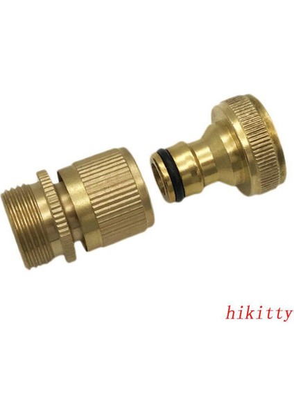 Hık 1 Takım 3/4 ''pirinç Hızlı Bağlantı Bahçe Hortumu Su Musluk Adaptörü Bahçe Sulama (Yurt Dışından)