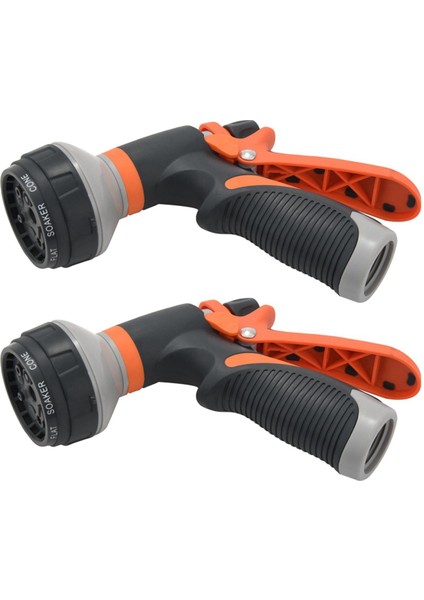 Lkpcıgcxm 2x Hortum Memesi Bahçe Hortum Memesi Hortum Püskürtme Memesi Kaçak Ücretsiz Yüksek Basınçlı Ağır Hizmet 8 Desen Sulama Tesisi Için (Yurt Dışından)