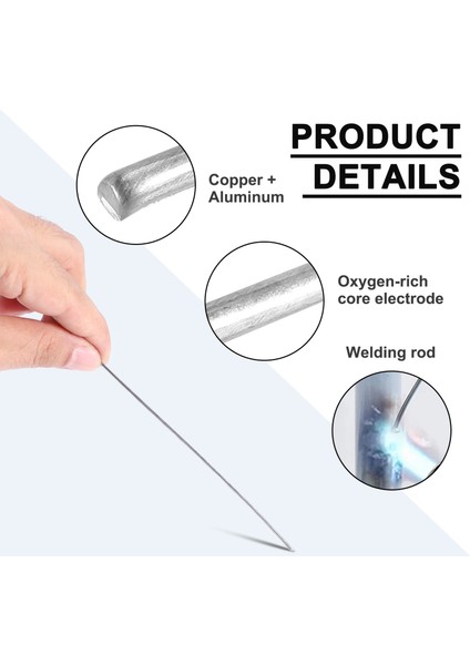 Üniversal Kaynak Çubukları Bakır Alüminyum Demir Paslanmaz Çelik Özlü Kaynak Teli Lehim Teli Elektrot Çapı 1.6mm (Yurt Dışından) modelleri
