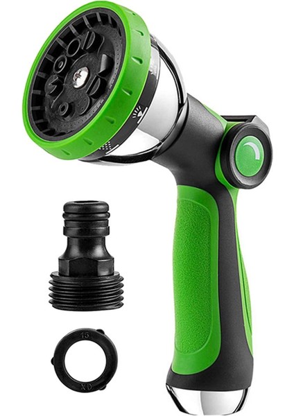 Bahçe Hortumu Nozul Püskürtücü, 10 Püskürtme Deseni, Başparmak Kontrolü, Sulama Tesisleri, Çim ve Bahçe Için Kapalı Vana Özellikleri (Yurt Dışından)