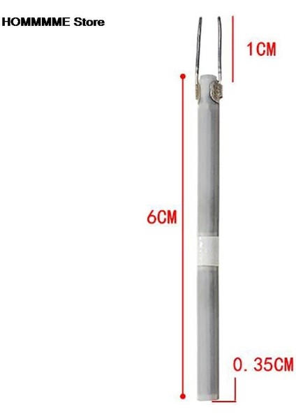 1x Elektrikli Havya Isıtıcı 80W 60W Seramik Dahili Isıtma Elemanı (Yurt Dışından)