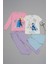 4'lü Frozen Baskılı Pudra Tshirt Şort Pantolon Takım 1