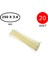 Plastik Kablo Bağı Cırt Kelepçe 250 mm x 3.6 mm Beyaz 20 Adet 1