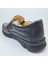Erkek Hakki Deri Siyah Ortopedik Extra Hafif Extra Comfort Casual Ayakkabı 3