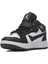 Erkek Kız Çocuk Cırtlı Air Jordan 1 Mevsimlik Cilt Deri Boğazlı Ortapedik Sneakers Spor Bot Ayakkabı 2