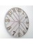 - Diagonal Lines - Açık Gri & Gold - 50CM Duvar Saati 3