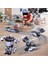 Uzaktan Kumandalı Araba, Dönüşüm Robotu Rc Araba Oyuncakları 2.4ghz Tek Tuşla Dönüştürme 360 Derece Rotasyon Sürüklenen Polis Arabası, Deformasyon 1:18 Ölçekli 4-7 Yaşındaki Erkek (Yurt Dışından) 3