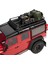 Dekorasyon Parçaları Plastik Yağ Bidonu Bagaj Çekiş Kurulu Rampaları Geri Yükleme Kum Merdiveni Bagaj Ağı 1/18 1/24 Rc Model Araba TRX4M Trx-4m SCX24 (Siyah) (Yurt Dışından) 2