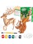 Whimsical Woods Paint N' Play 3D Model ve El Işi Seti - 6+ Yaşındaki Çocuklar Için Eğitici ve Eğlenceli 3D Ahşap Modeller Yapım ve Boyama Seti - Erkek ve Kız Çocuklar Için Yaratıcı (Yurt Dışından) 1