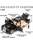 Zarif Araba Modeli 1/24 Rolls-Royce Phantom Model Araba, Çocuklar Erkek Kız Hediye Için Çinko Alaşımı Ses ve Işık ile Geri Çekin Oyuncak Araba. (Siyah) (Yurt Dışından) 3