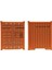 Scenemaster Ho Ölçekli Hapag Lloyd Modeli (Turuncu, Mavi) 40' Hi Cube Oluklu Yan KONTEYNER,949-8254 (Yurt Dışından) 3