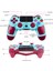 Ps4 Için Ps4 Oyun Kumandası, Ps-4/slim/pro/pc/android ile Uyumlu Bluetooth Kablosuz Gamepad, Hoparlör ve Dokunmatik Panelli Yüksek Hassasiyetli Oyun Joystick, USB Kablosu - Mavi (Yurt Dışından) 2