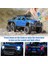 Erkekler Için Ford-Mustang Oyuncak Araba, 1/32 Ölçekli Döküm Metal Araba Oyuncakları, Çocuklara Hediyeler Için Sesli ve Işıklı Geri Çekilebilir Oyuncak Araba (Mavi) (Yurt Dışından) 3