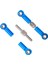 Adet Ayarlanabilir Ön Arka Alüminyum Alaşımlı Servo Bağlantı Direksiyon Bağlantı Seti Wltoys ile Uyumlu 1/18 A959 A969 A979 K929 Rc Hobi Model Araba Yükseltilmiş Hop-Up Parçaları ( (Yurt Dışından) 2