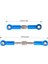 Adet Ayarlanabilir Ön Arka Alüminyum Alaşımlı Servo Bağlantı Direksiyon Bağlantı Seti Wltoys ile Uyumlu 1/18 A959 A969 A979 K929 Rc Hobi Model Araba Yükseltilmiş Hop-Up Parçaları ( (Yurt Dışından) 4