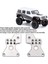 Adet Alüminyum Alaşımlı Arka Süspansiyon Braketi Arka Şok Kulesi Eksenel SCX24 1/24 Rc Araba (Gümüş) Sportinggoods Araba Modeli Aksesuarları (Yurt Dışından) 2