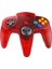 N64 Oyun Için Klasik USB Denetleyici, Windows Pc Mac Linux Raspberry Pi 3 Için USB Retro N64 Gamepad Joystick Joypad (Şeffaf Kırmızı) (Yurt Dışından) 1