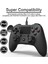 USB Kablolu Gamepad Oyun Denetleyicisi Dokunmatik Yüzeyli Ergonomik Oyun Kolu Çift Joystick Ayrılabilir USB Kablosu Siyah (Yurt Dışından) 3
