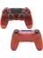 Ps4 Için Kablosuz Kumanda, Playstation 4 Oyun Konsolu Için Gamepad Uzaktan Kumanda Çubuğu, Şarj Edilebilir Pil, Çift Titreşim Kolu (Şeffaf Kırmızı) (Yurt Dışından) 1