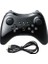 Wii U Denetleyici, USB Şarj Kablosu ile Wii U Pro Denetleyicisi Için Şarj Edilebilir Bluetooth Çift Analog Denetleyici Gamepad (Yurt Dışından) 1
