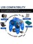 N64 Oyun Için Klasik USB Denetleyici, Windows Pc Mac Linux Raspberry Pi 3 Için USB Retro N64 Gamepad Joystick Joypad (Şeffaf Mavi) (Yurt Dışından) 2