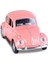 Klasik 1967 Volkswagen Vw Klasik Beetle Bug Vintage 1/32 Ölçekli Döküm Metal Geri Çekin Araba Modeli Oyuncak Hediye Çocuklar Için (Gül) (Yurt Dışından) 2