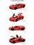 Alaşım Koleksiyonluk Kırmızı Lamborghini Araba Oyuncak Geri Çekme Araçları Işıklı ve Sesli Pres Döküm Araba Modeli (Yurt Dışından) 4