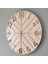 - Diagonal Lines - Krem & Gold - 50CM Duvar Saati 1