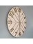 - Diagonal Lines - Krem & Gold - 50CM Duvar Saati 4