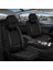 skoda Rapid Lüx Deri Oto Koltuk Kılıfı 5'li Set Tam Takım Cross Tam Siyah 1