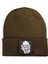 V1 Akrilik Never Give Up - 3 Kod Logolu Unisex Haki Bere (Beanie) 1