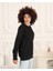 Espoir Plus Siyah Renk Demir Detaylı Unisex Sweatshirt 1